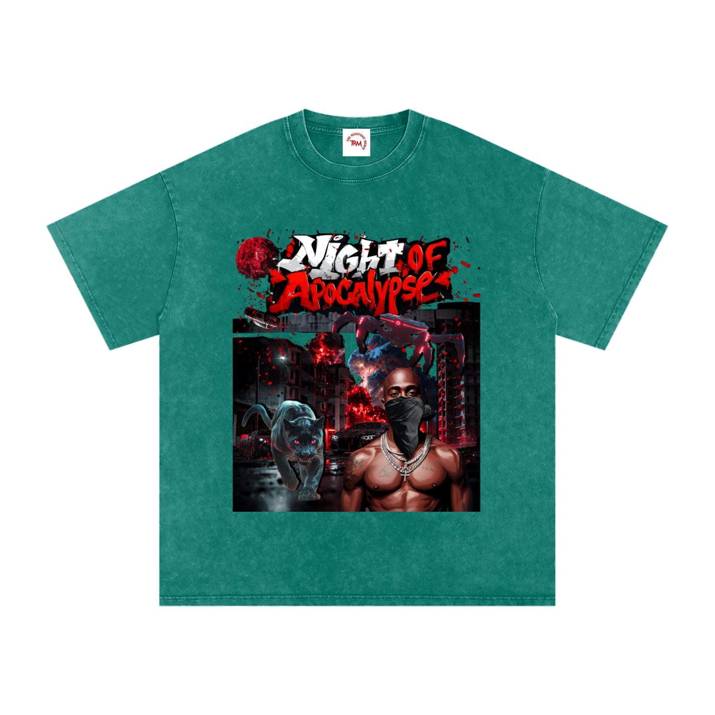 The Night of Apocalypse |Oversized Cotton T-Shirt