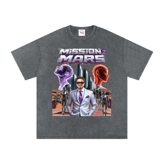 Mission to mars - Eron Voss - Oversized Cotton T-Shirt