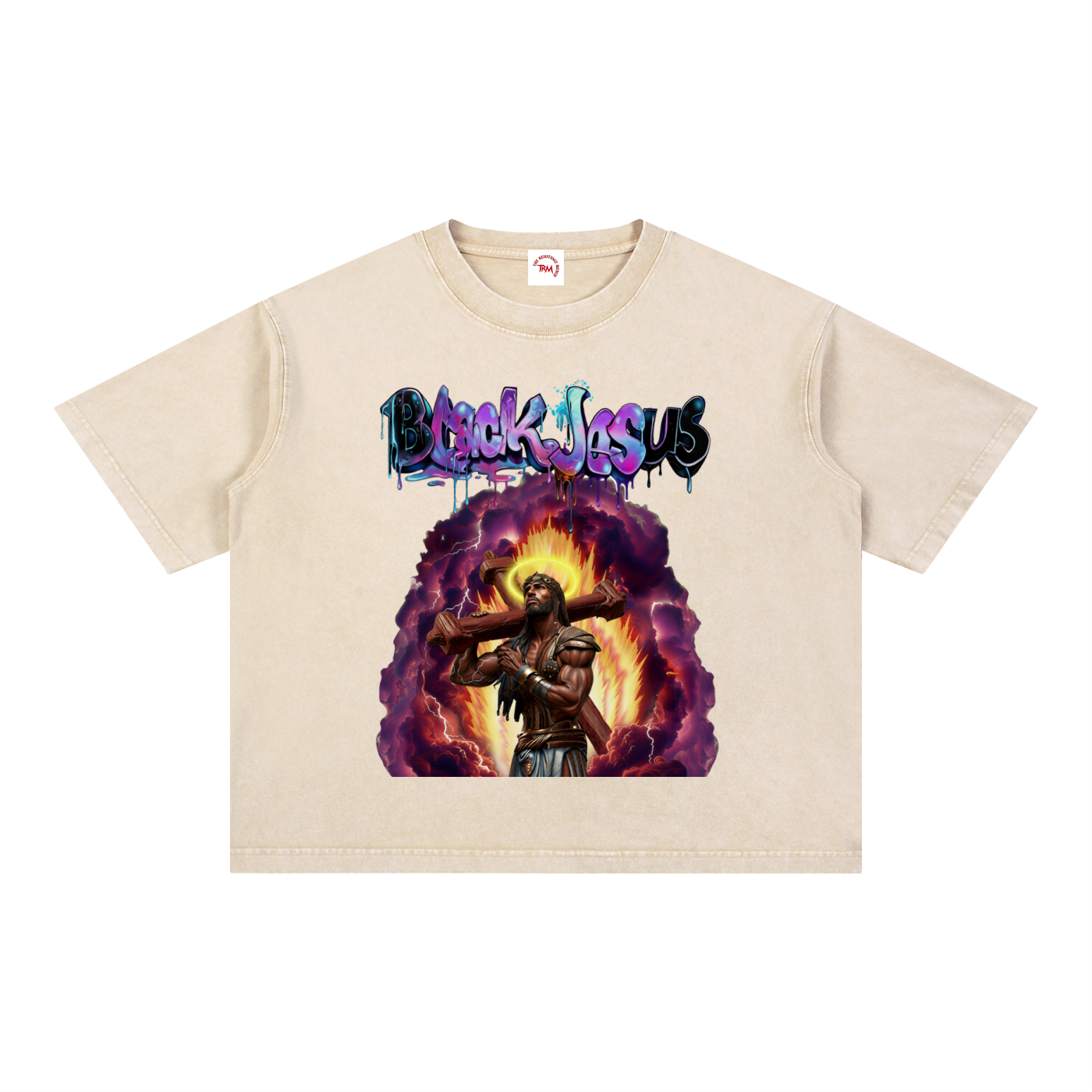 Black Jesus - Boxy Cotton T-Shirt