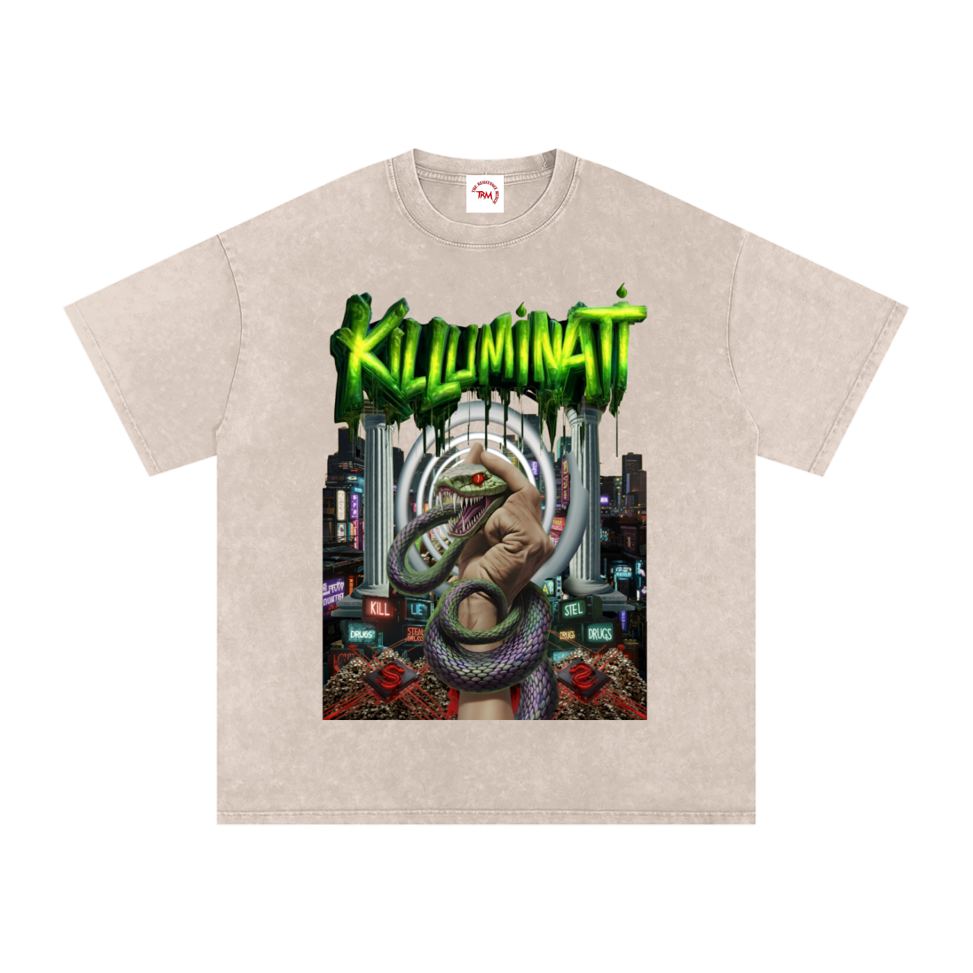 KILLUMINATI – GRAPHIC  Oversized Cotton T-Shirt