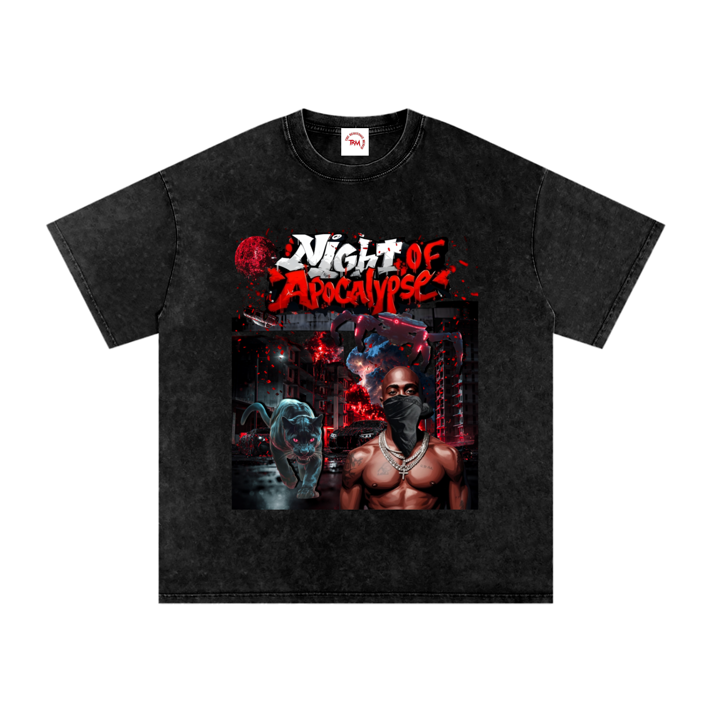 The Night of Apocalypse |Oversized Cotton T-Shirt