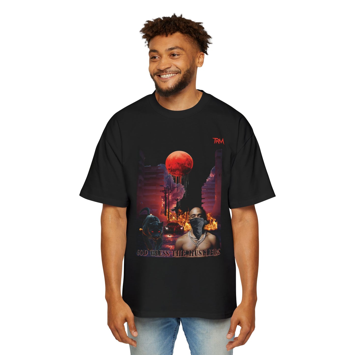 T-Shirt - DaRealest - God Bless The Hustlers