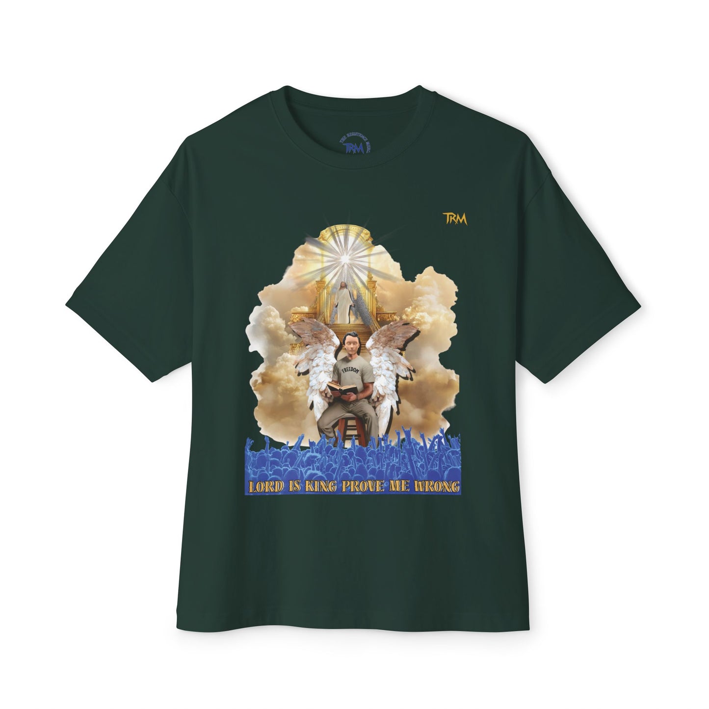 Spiritual Graphic Tee, Oversized T-Shirt, Inspirational Boxy Top, Unique Faith Shirt, Casual Everyday Tee