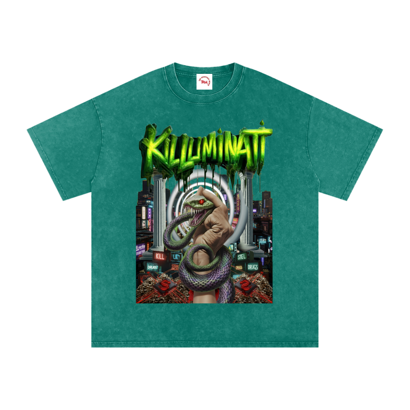 KILLUMINATI – GRAPHIC  Oversized Cotton T-Shirt
