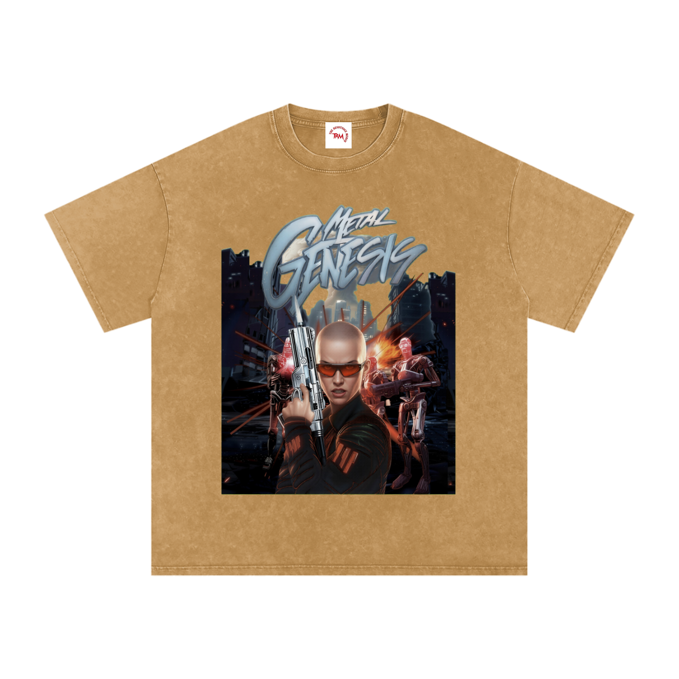 Metal Genesis - Oversized Cotton T-Shirt