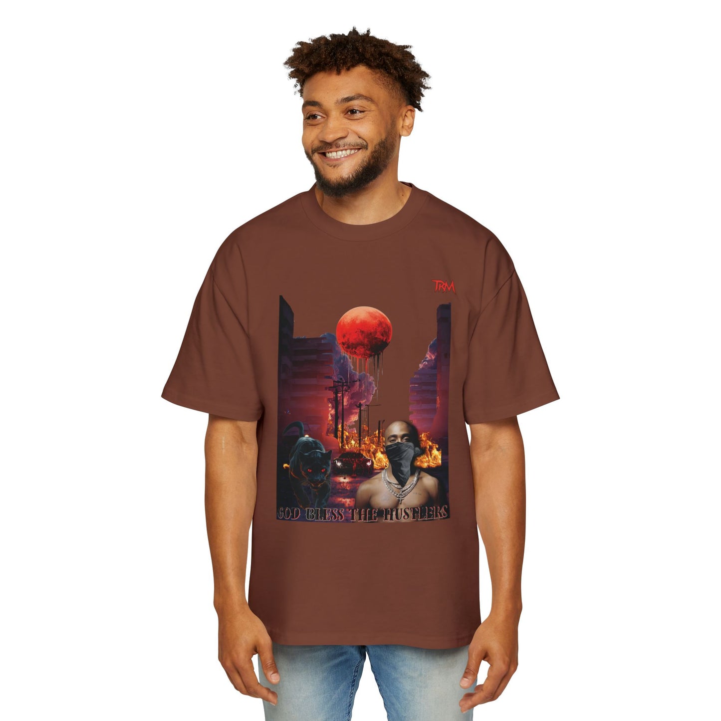 T-Shirt - DaRealest - God Bless The Hustlers