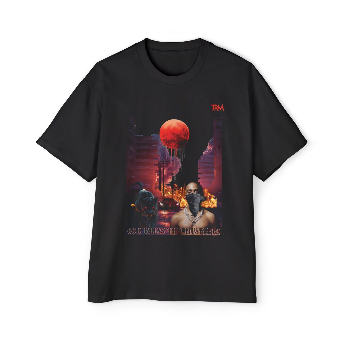 T-Shirt - DaRealest - God Bless The Hustlers