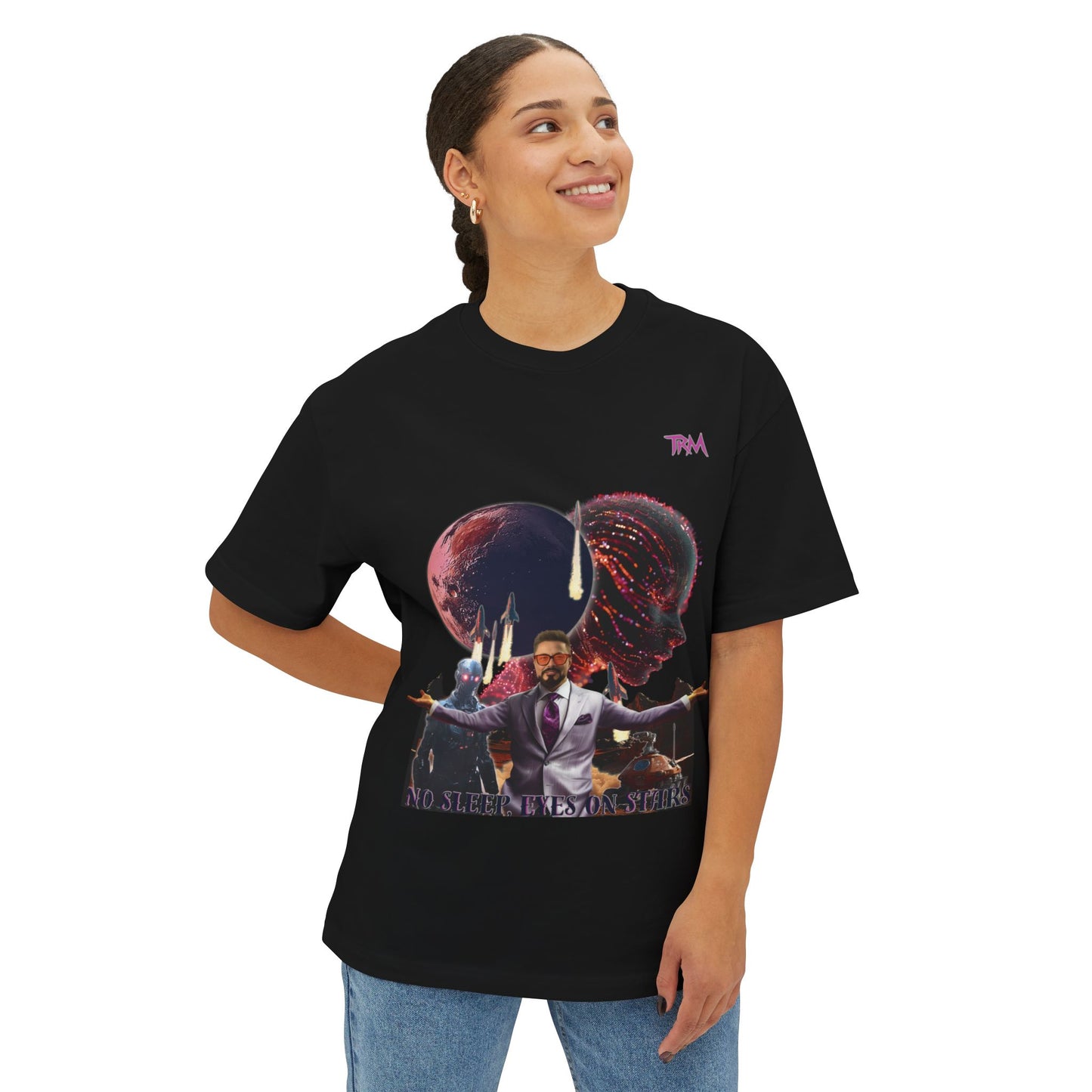 Bold Graphic Tee for Creative Souls, Unisex Boxy Tee, Trendy Streetwear, Gift for Artists, Casual Fashion