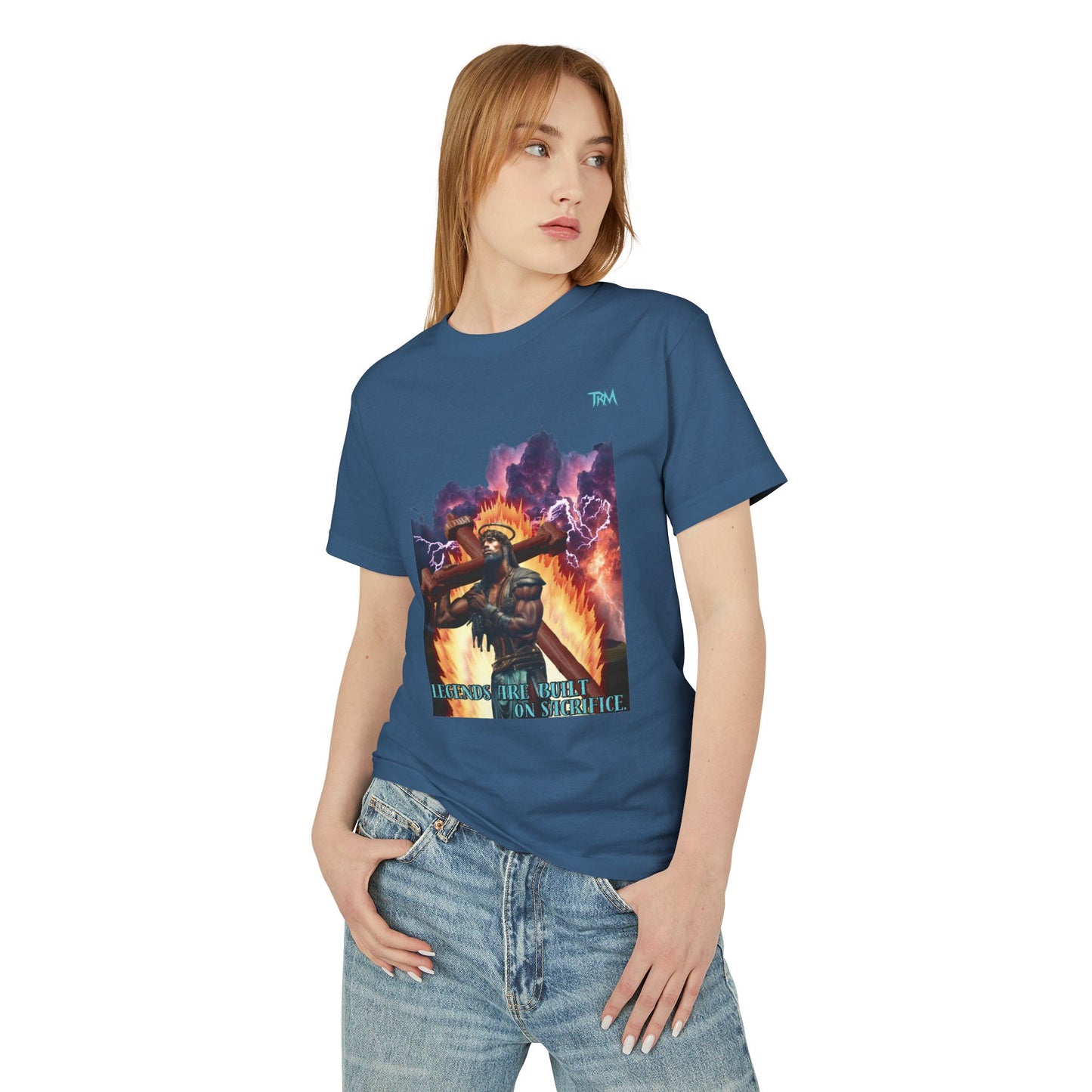 Unisex Graphic Tee - Legendary Fire Warrior Design, Casual Wear, Gifts for Metal Fans, Unique Birthday Present, Festival Apparel, [...]