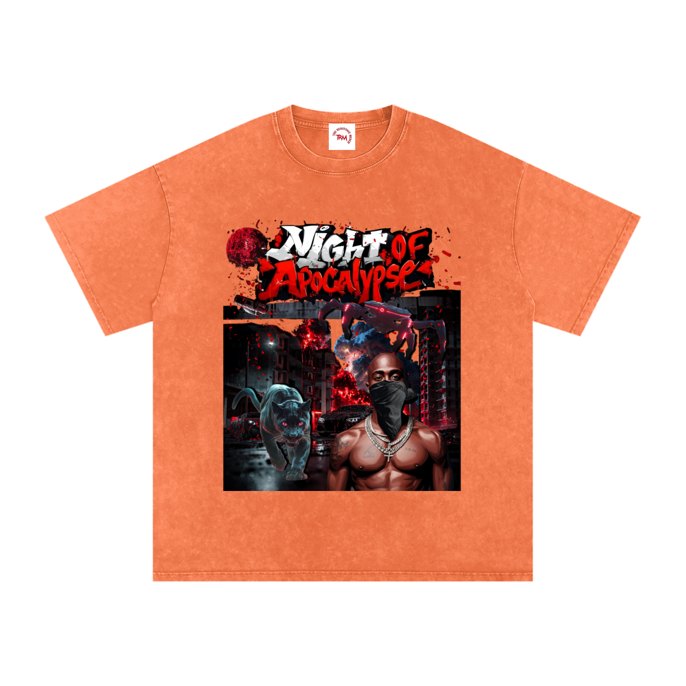 The Night of Apocalypse |Oversized Cotton T-Shirt