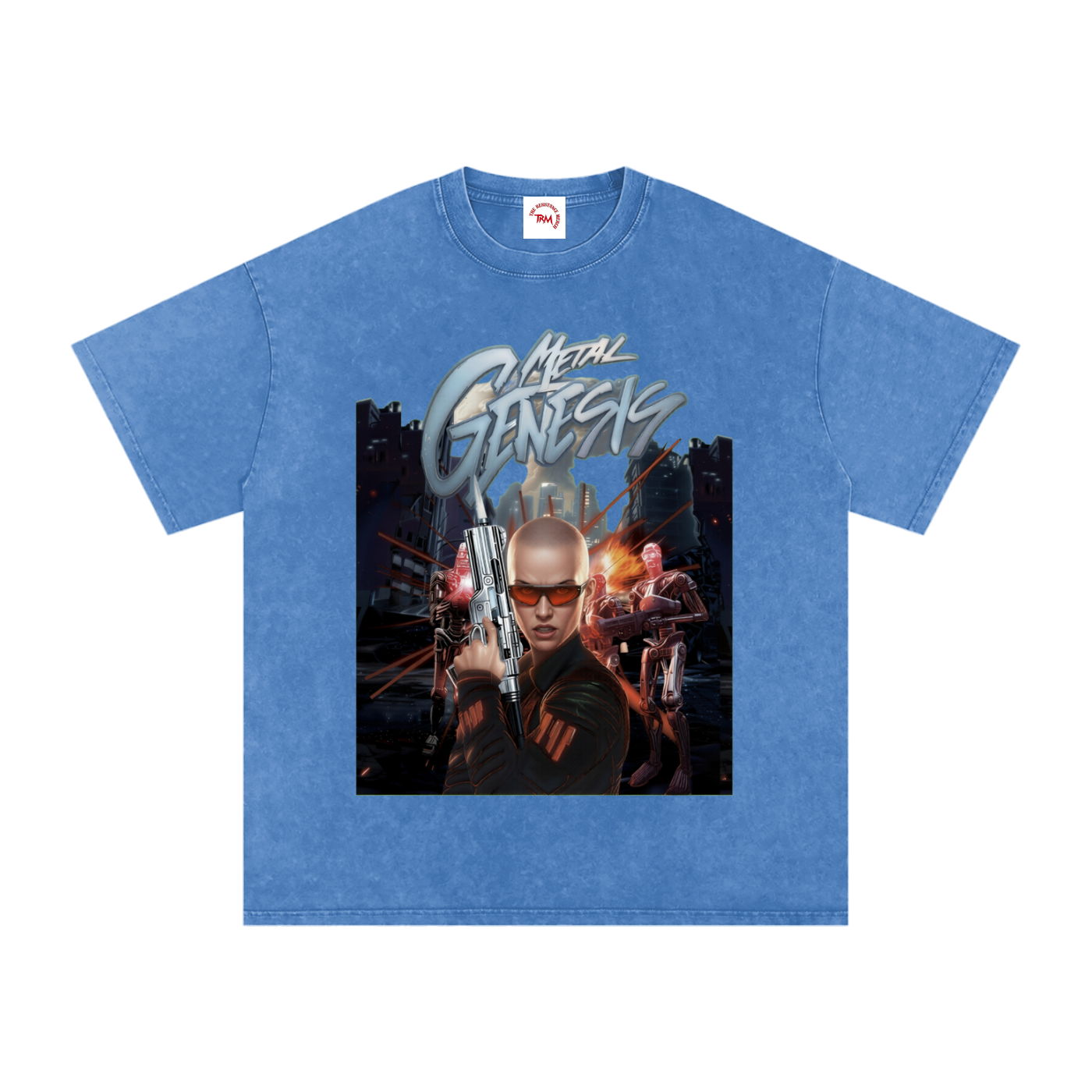 Metal Genesis - Oversized Cotton T-Shirt