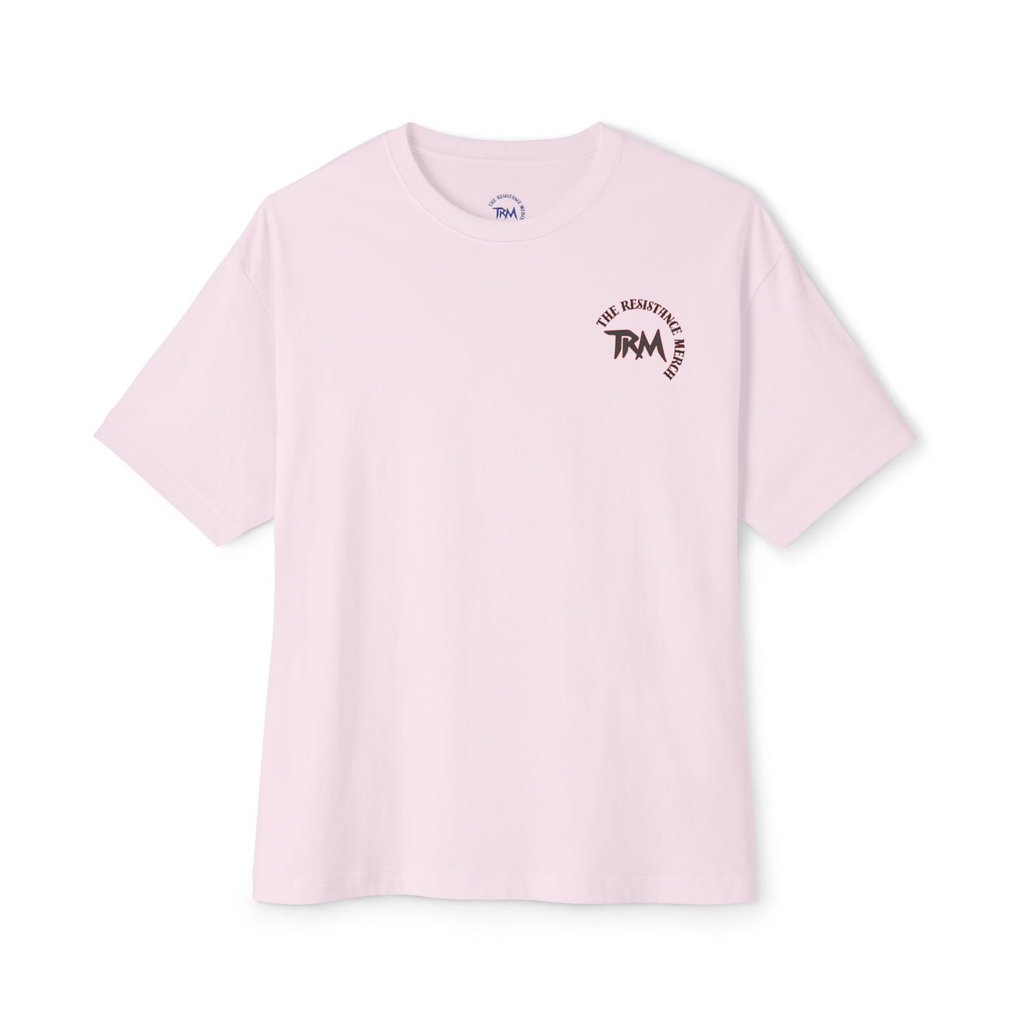 Unisex Oversized Boxy Tee  Streetwear The Resistance Full Patch