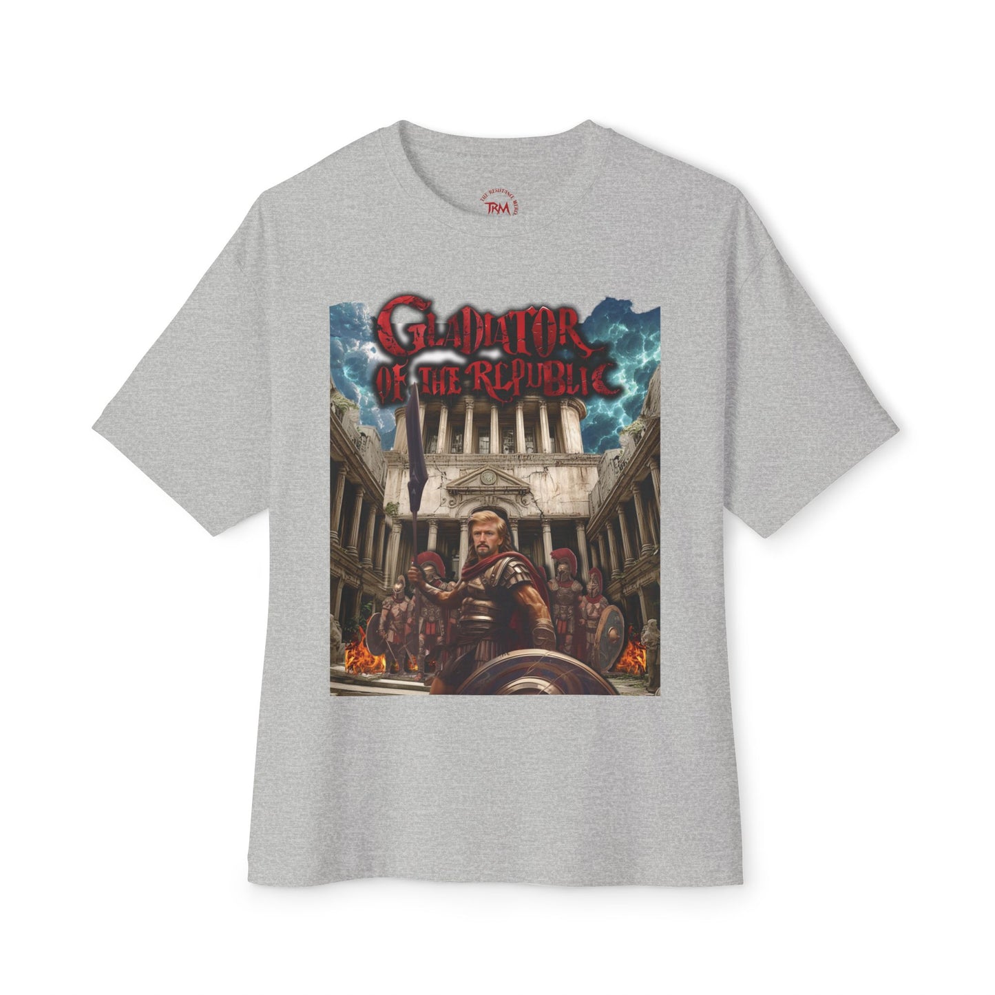 Graphic Oversized T-Shirt - Gladiator of the Republic - Darius Trump - 100% Cotton - Limited Edition