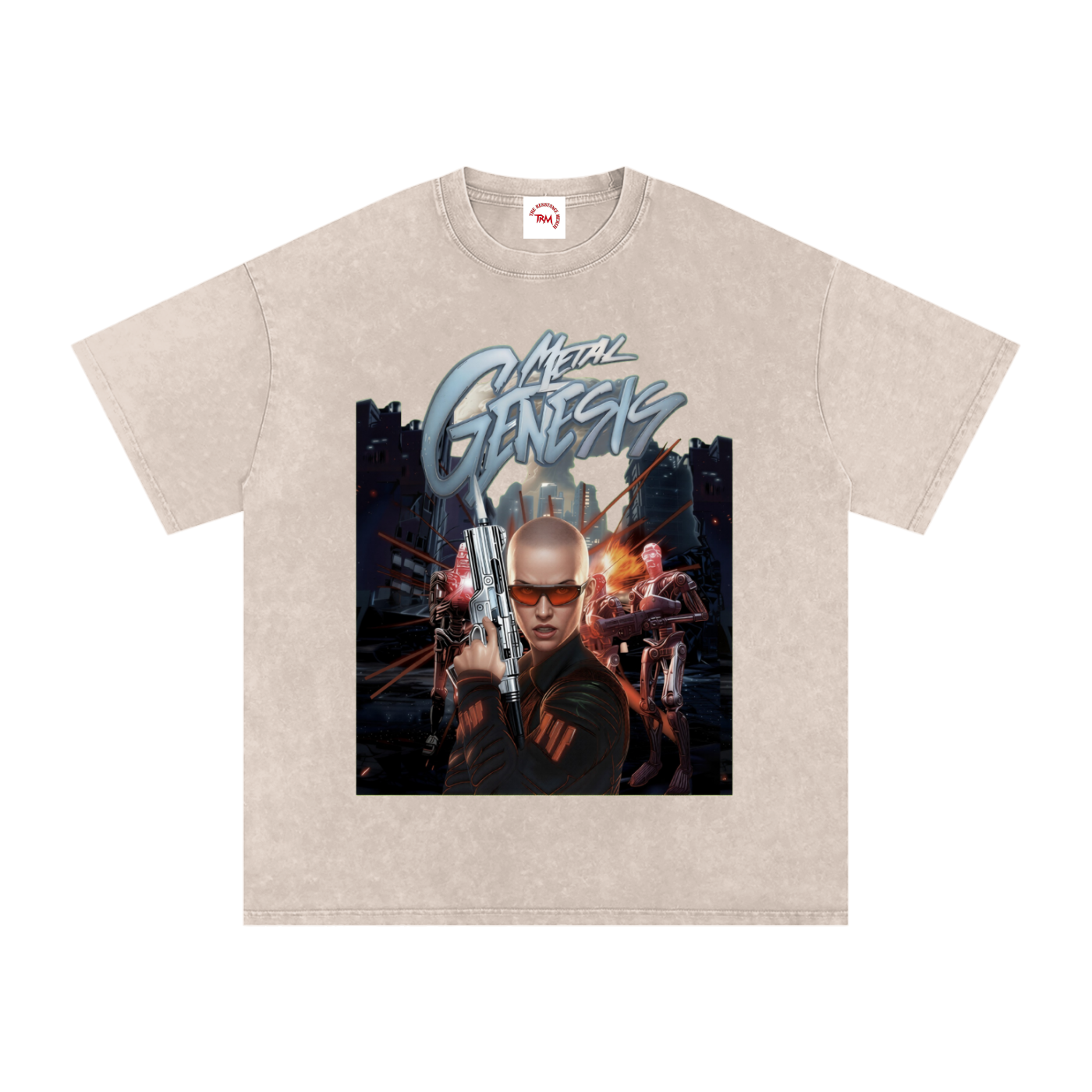 Metal Genesis - Oversized Cotton T-Shirt