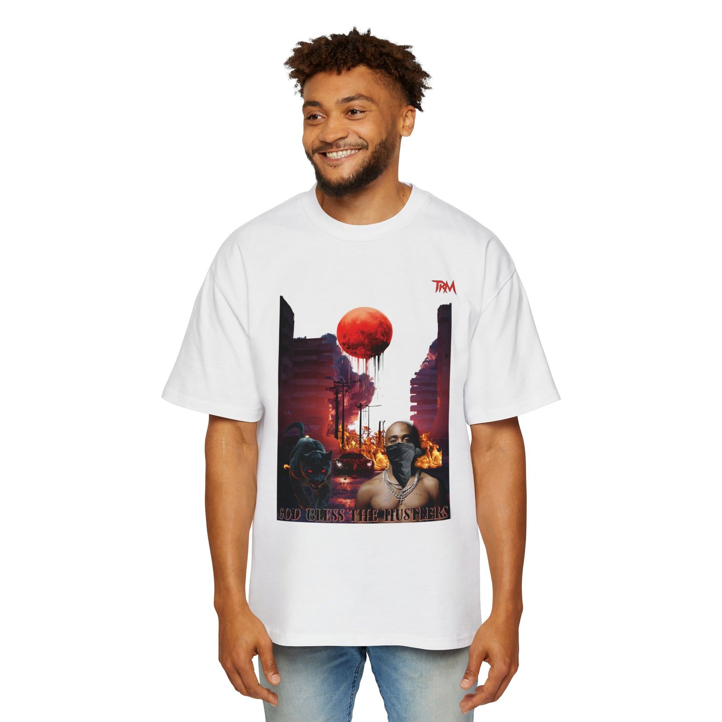 T-Shirt - DaRealest - God Bless The Hustlers