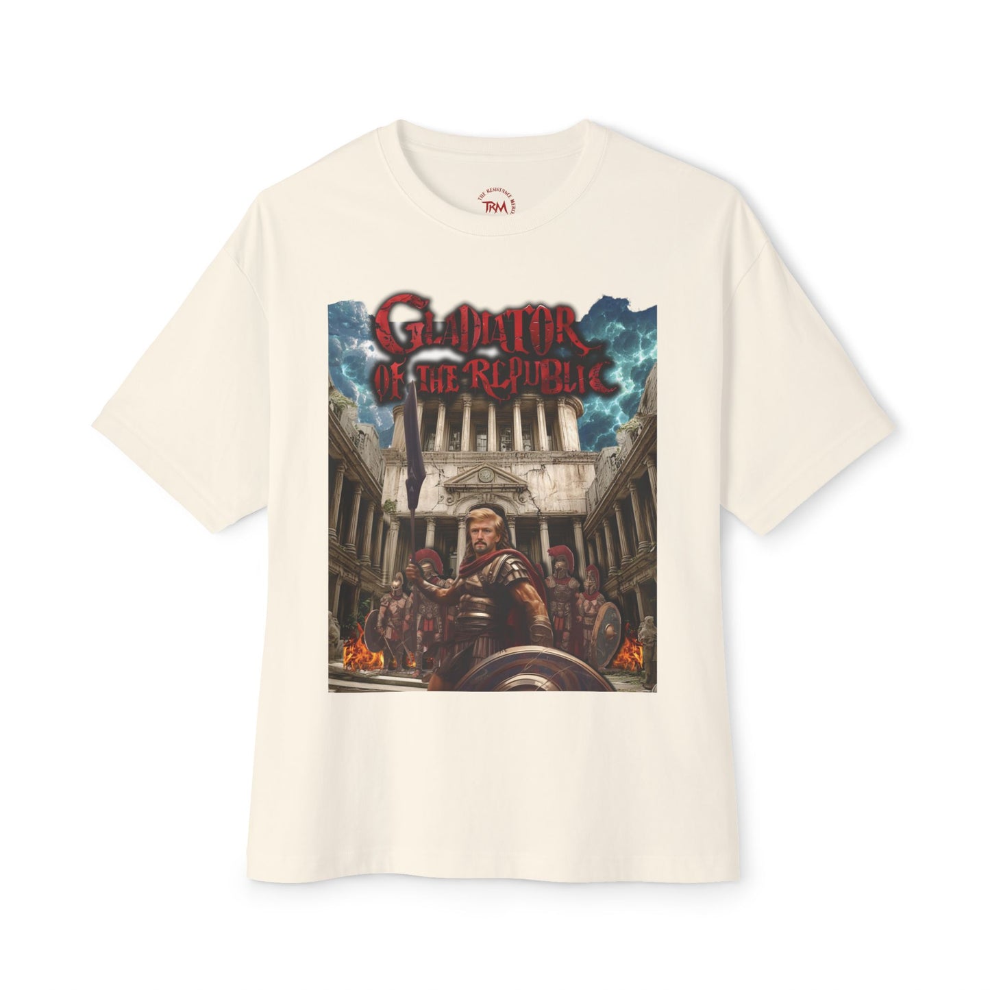 Graphic Oversized T-Shirt - Gladiator of the Republic - Darius Trump - 100% Cotton - Limited Edition