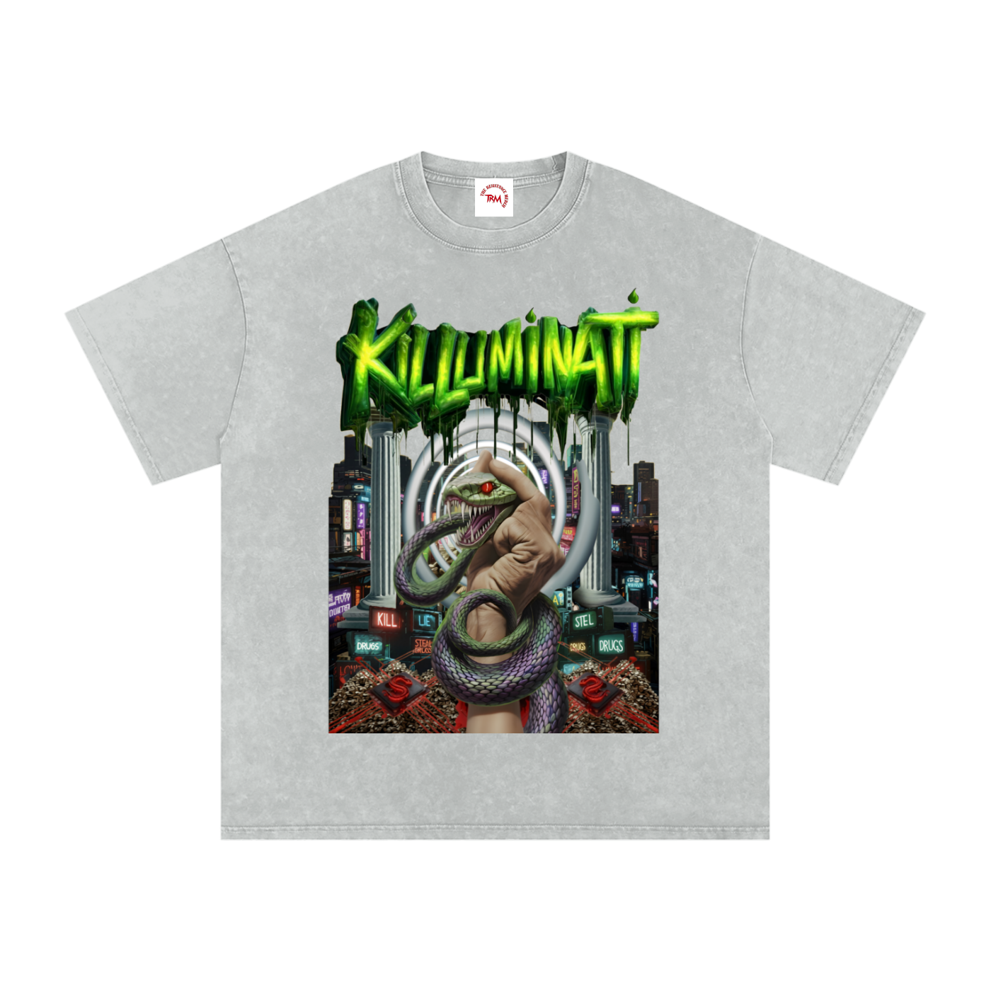 KILLUMINATI – GRAPHIC  Oversized Cotton T-Shirt