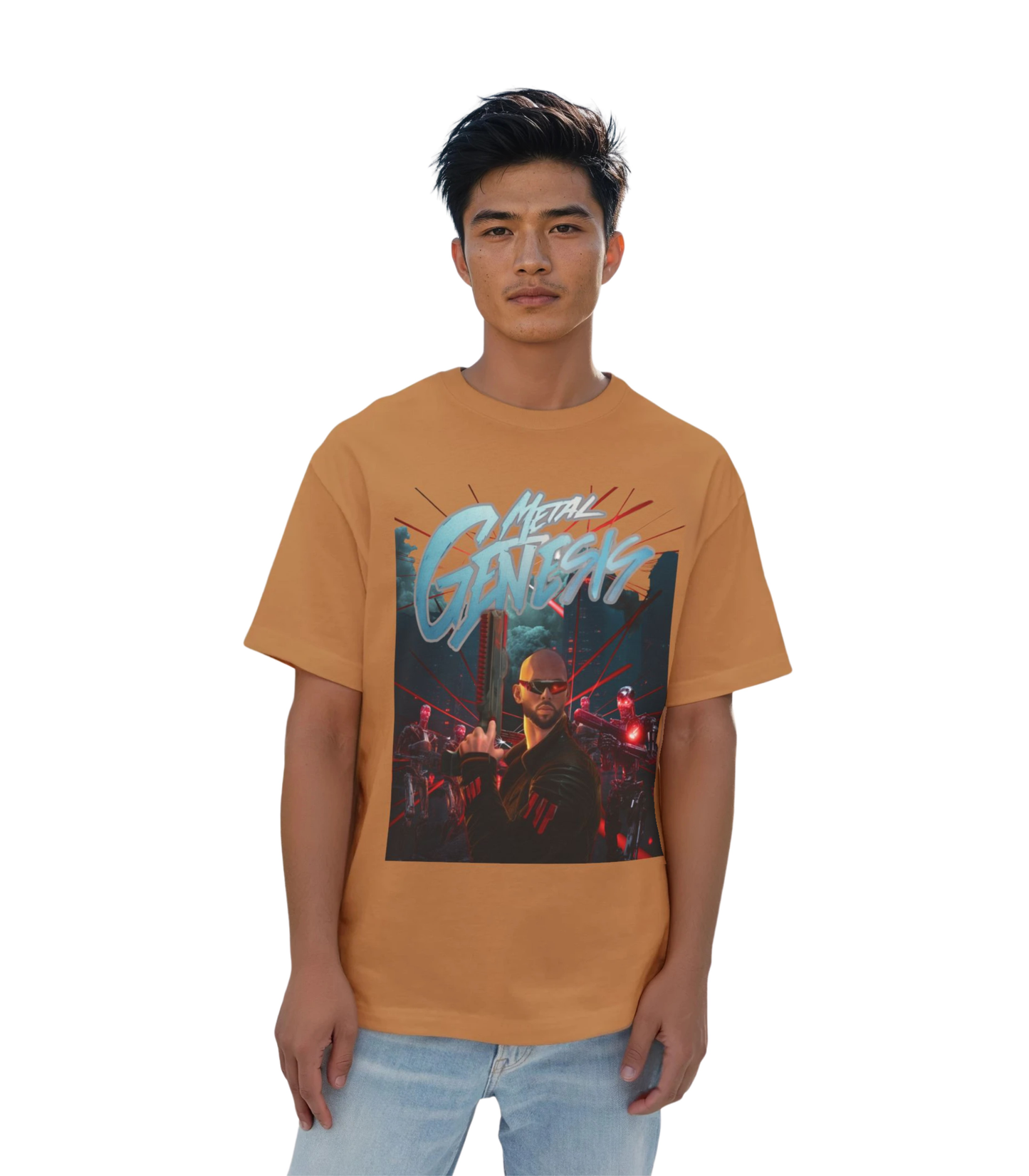 Metal Genesis – Graphic T-Shirt | The Resistance Merch - Andrew T - 100% Cotton - Limited Edition