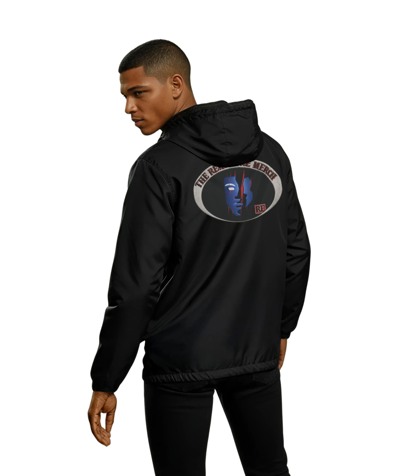 Graphic Windbreaker Jacket — The Resistance Merch