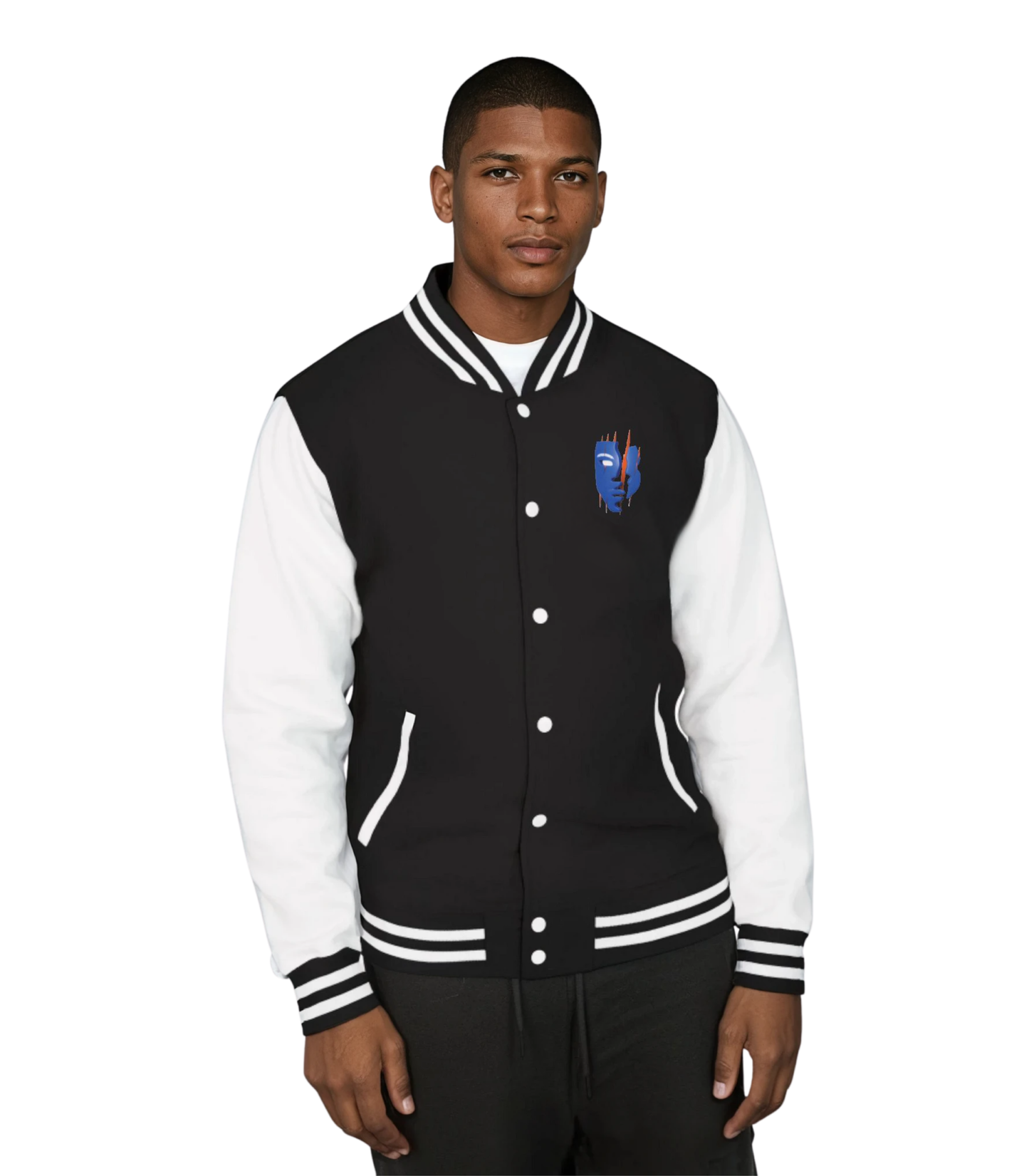 Letterman Jacket — 'Resistance' Sword Graphic Varsity Jacket