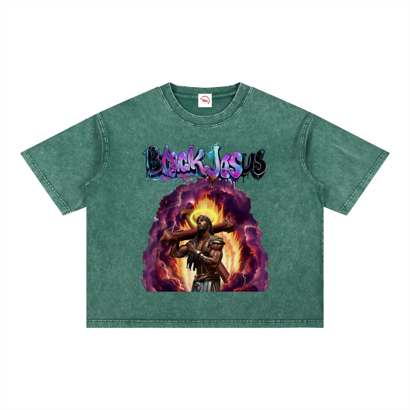 Black Jesus - Boxy Cotton T-Shirt