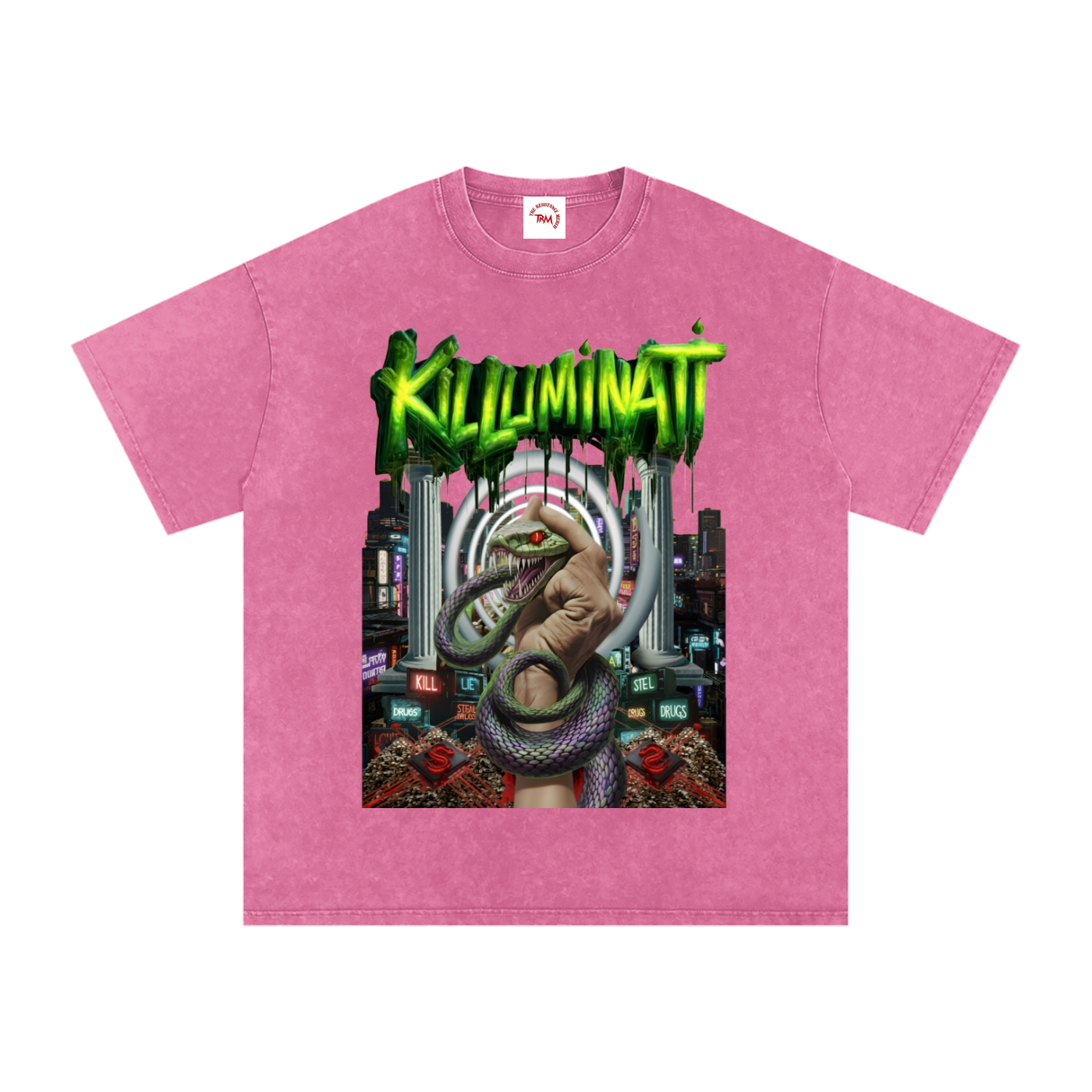 KILLUMINATI – GRAPHIC  Oversized Cotton T-Shirt