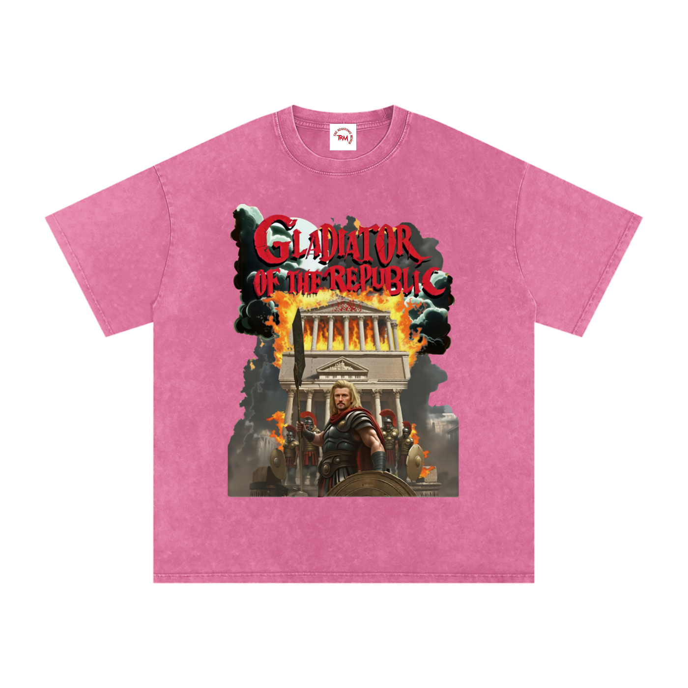 Gladiator of the Republic - Washed Oversized Cotton T-Shirt