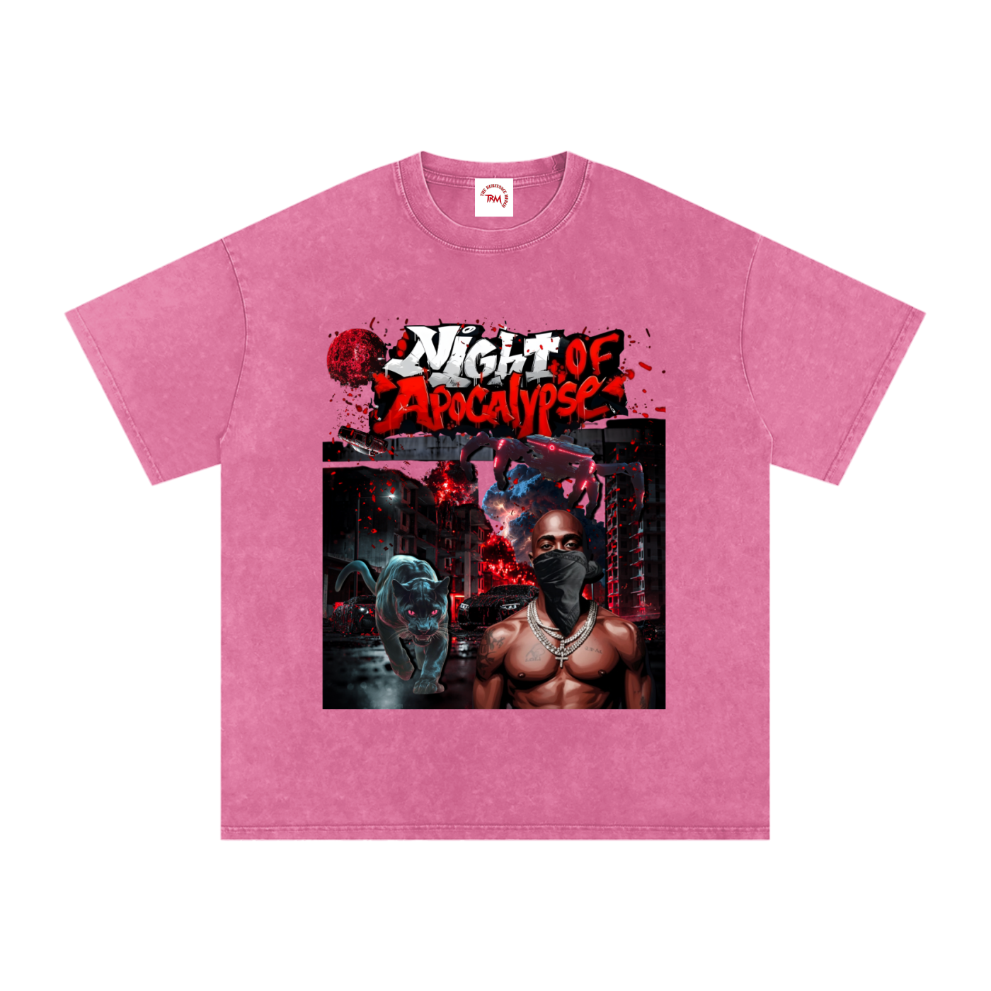 The Night of Apocalypse |Oversized Cotton T-Shirt