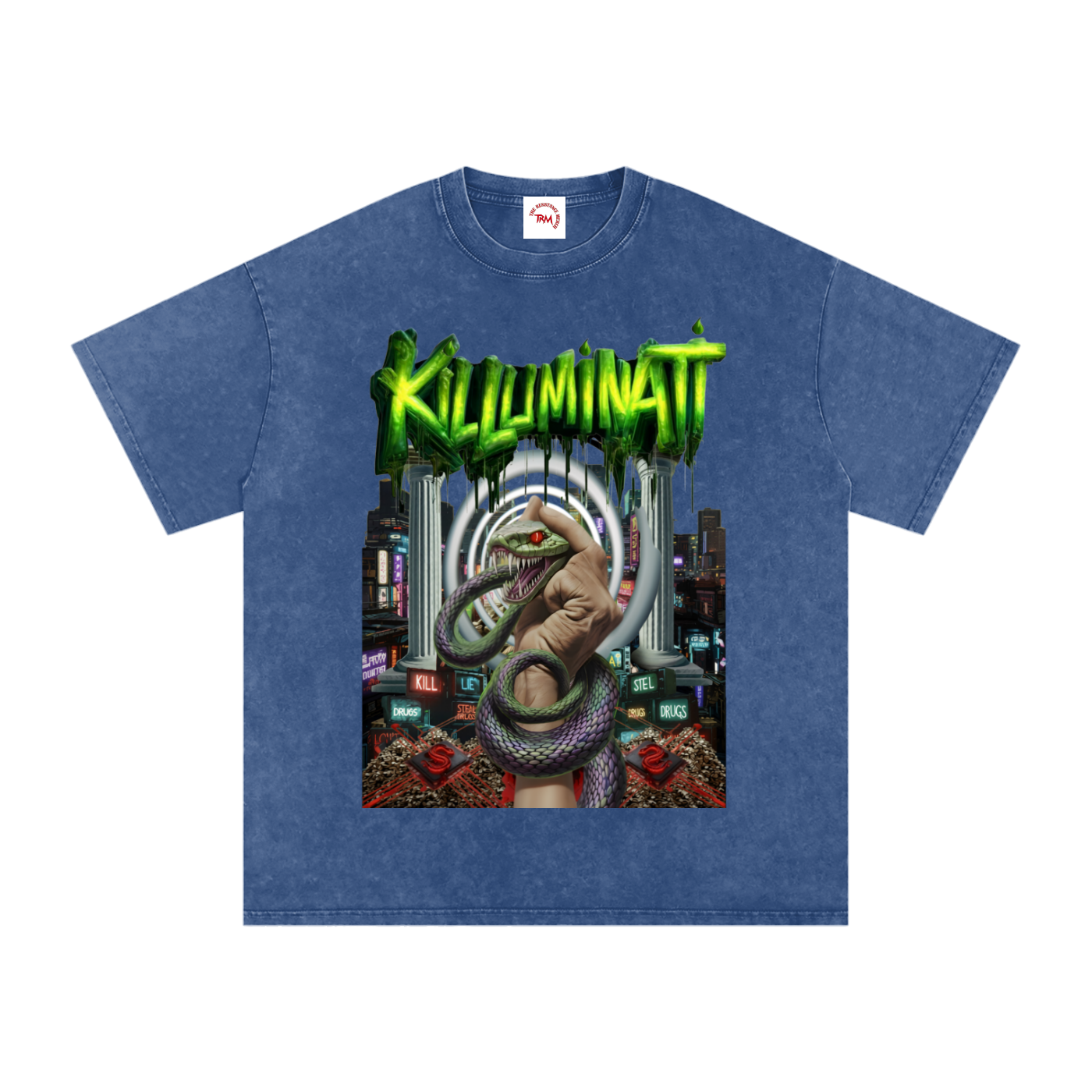 KILLUMINATI – GRAPHIC  Oversized Cotton T-Shirt