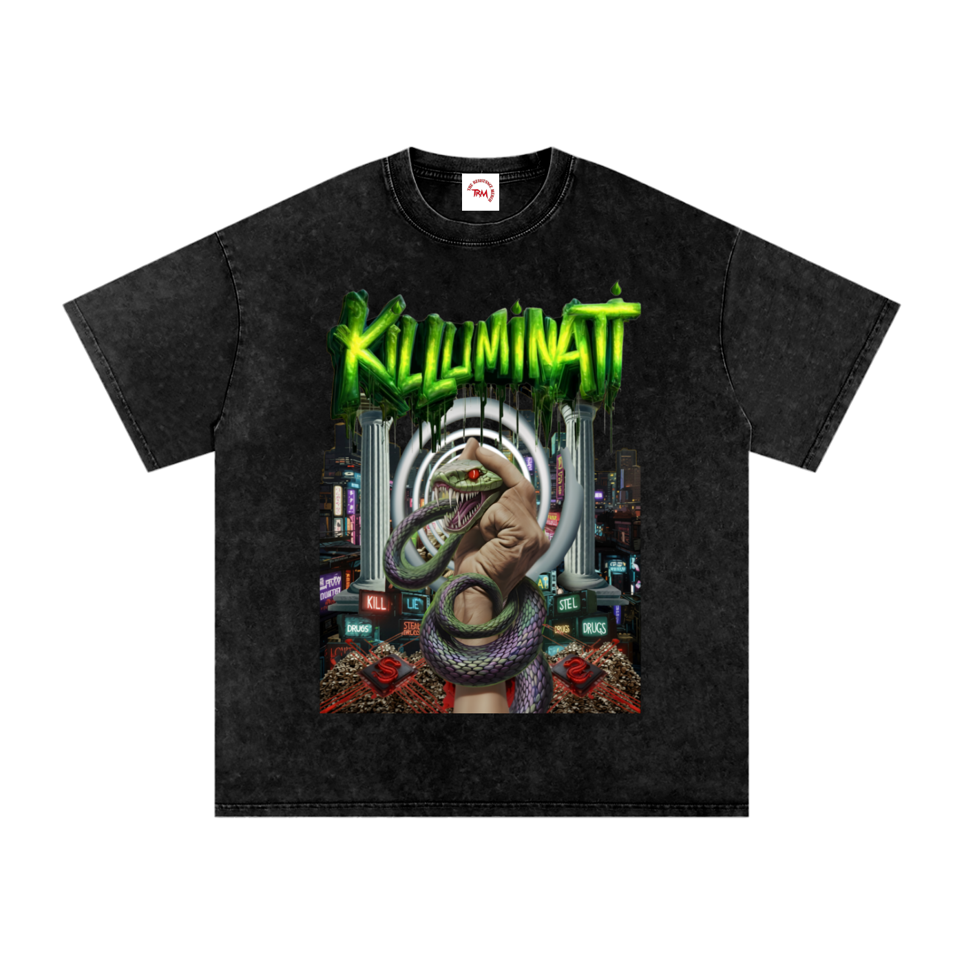 KILLUMINATI – GRAPHIC  Oversized Cotton T-Shirt