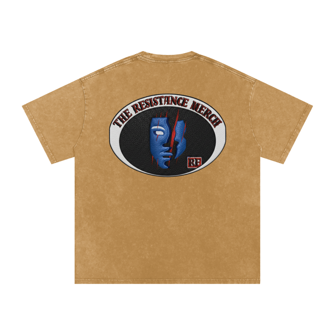 Full Patch - The Resistance Merch- OveSIZED Cotton T-Shirt