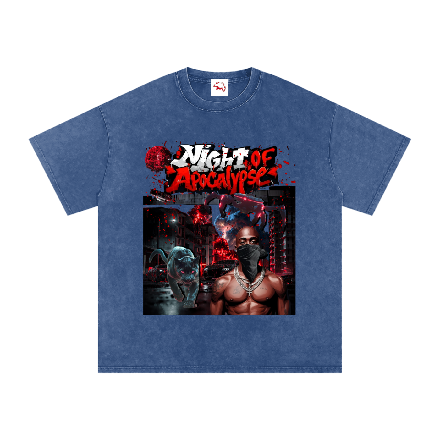The Night of Apocalypse |Oversized Cotton T-Shirt