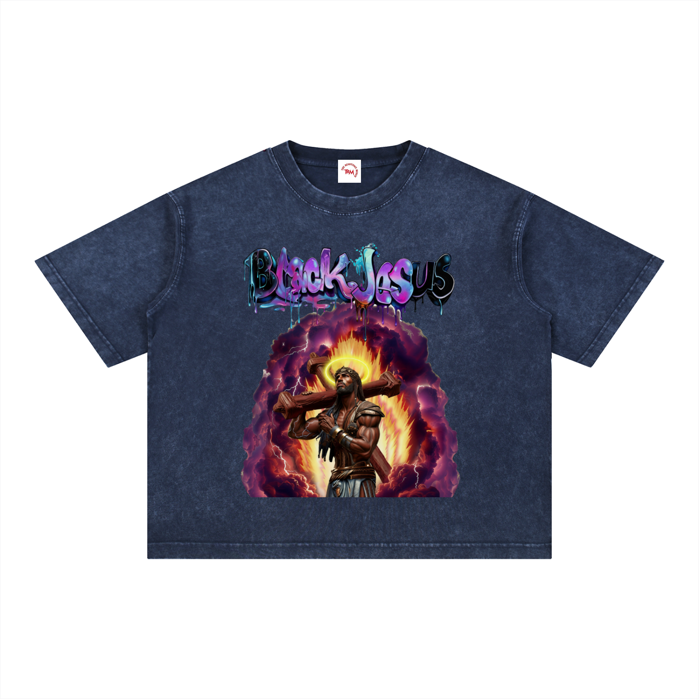 Black Jesus - Boxy Cotton T-Shirt