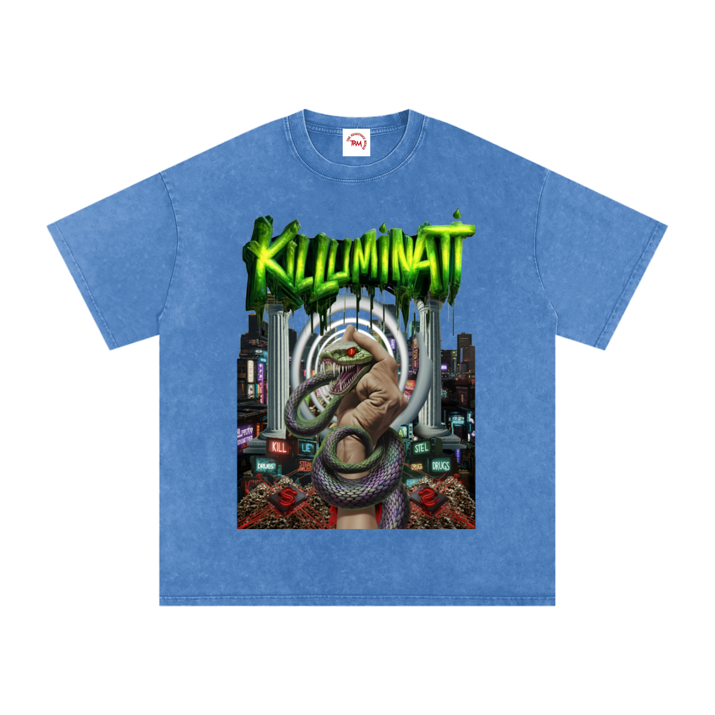 KILLUMINATI – GRAPHIC  Oversized Cotton T-Shirt