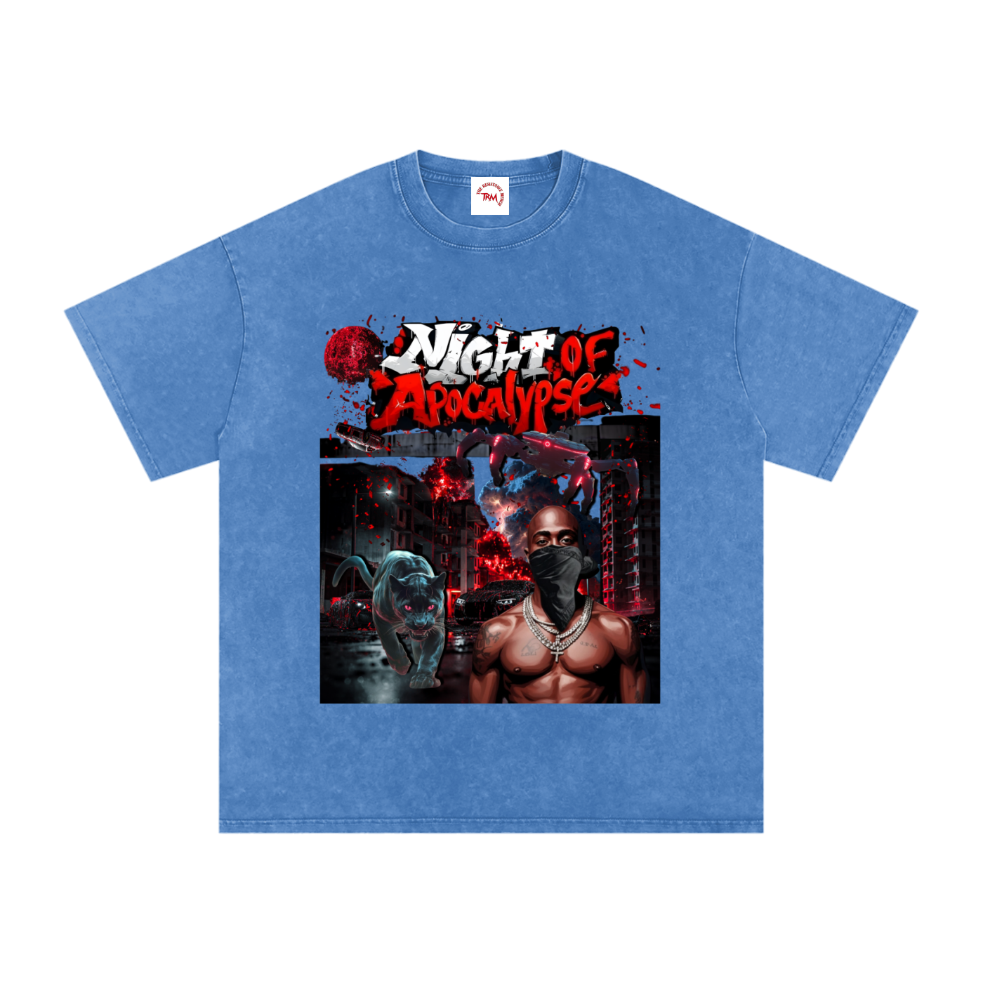 The Night of Apocalypse |Oversized Cotton T-Shirt