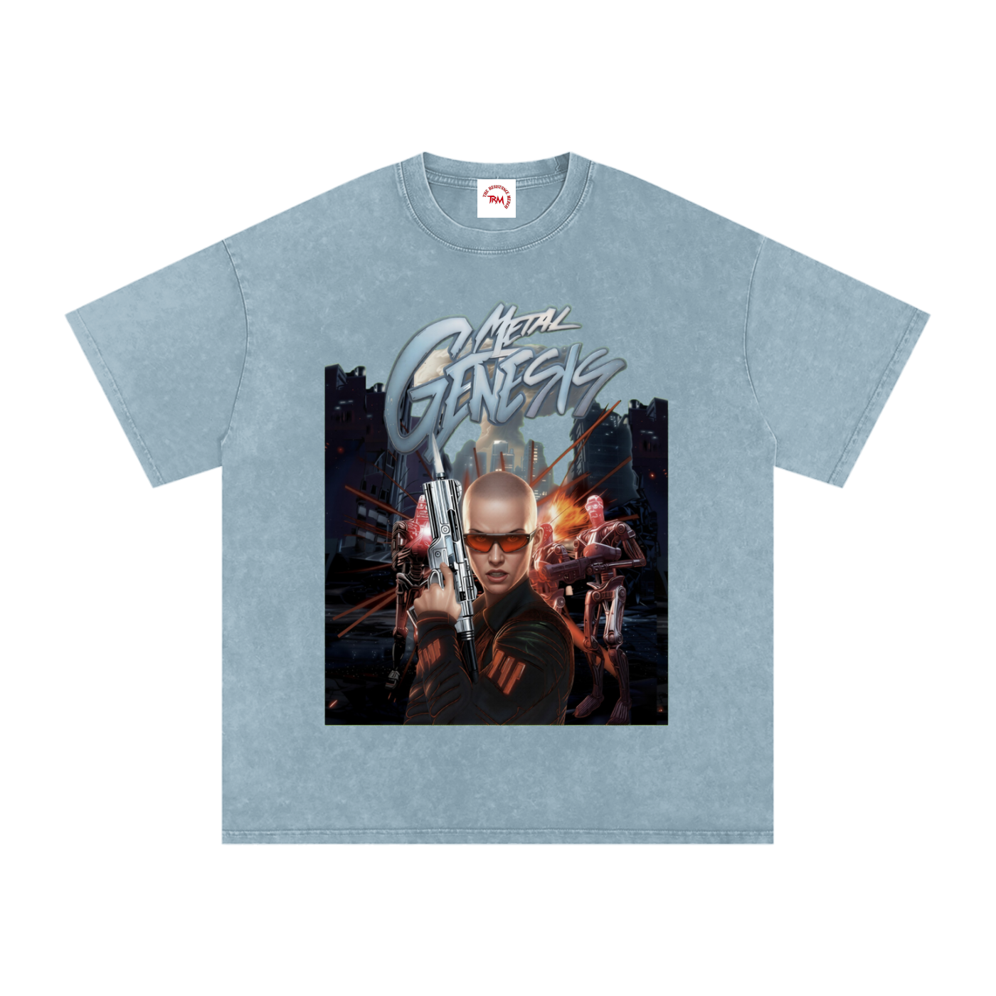 Metal Genesis - Oversized Cotton T-Shirt