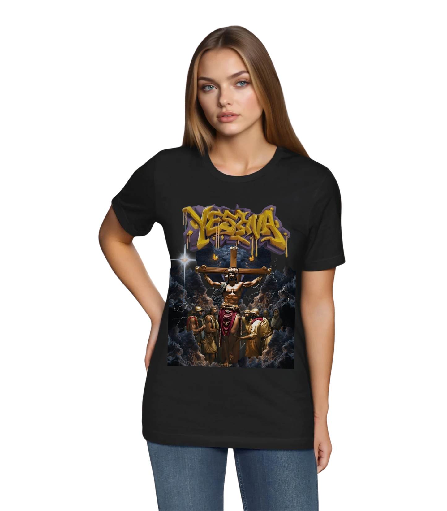 Yeshua Graffiti Graphic T-Shirt – The Resistance | 100% Cotton