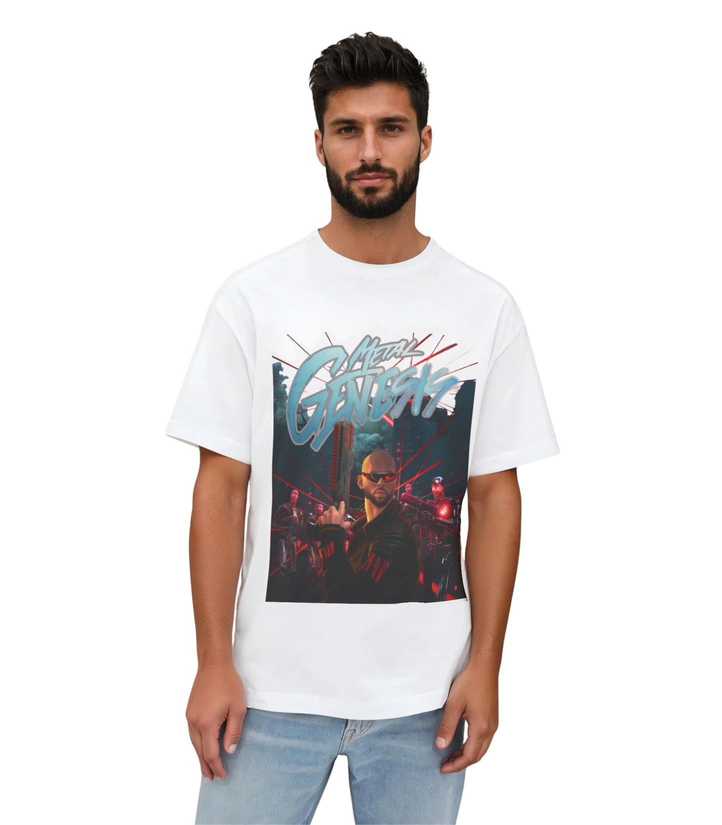 Metal Genesis – Graphic T-Shirt | The Resistance Merch - Andrew T - 100% Cotton - Limited Edition