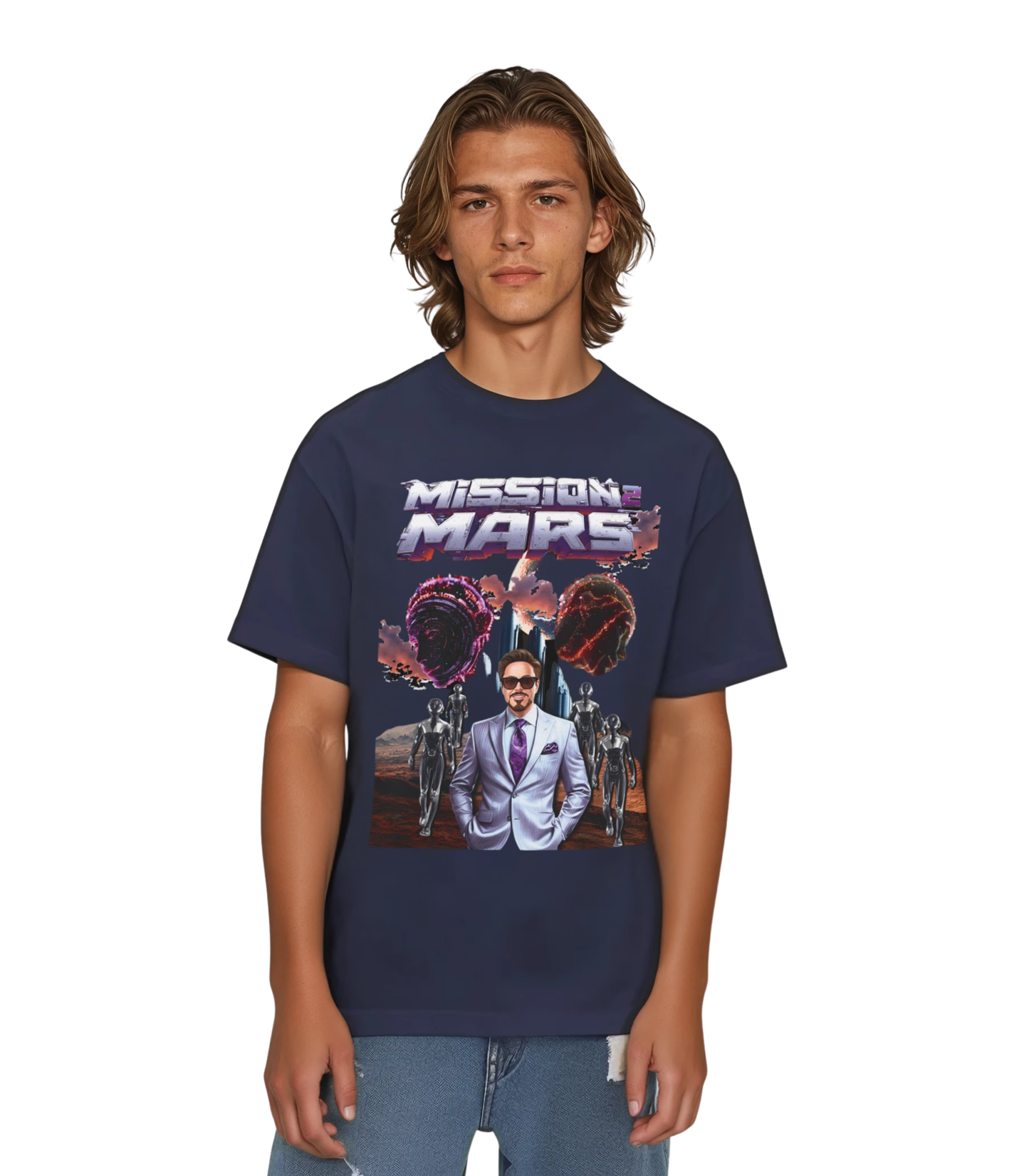 Graphic T-shirt - 100% cotton - Mission 2 Mars - Eron Voss